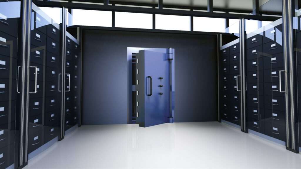 Sicherheitslösungen für Banken von Gunnebo Safe Storage im Einsatz