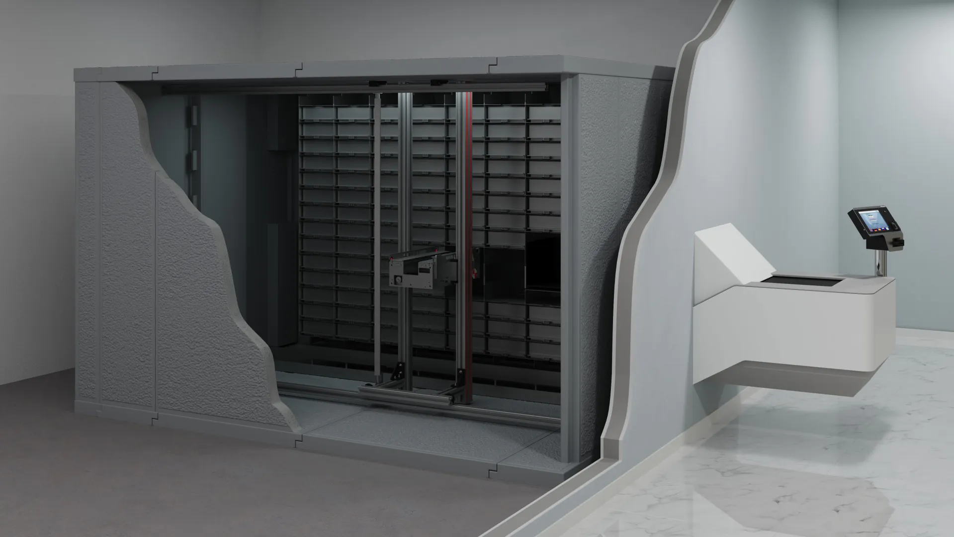 Automated Safe Deposit Lockers SSA Midi