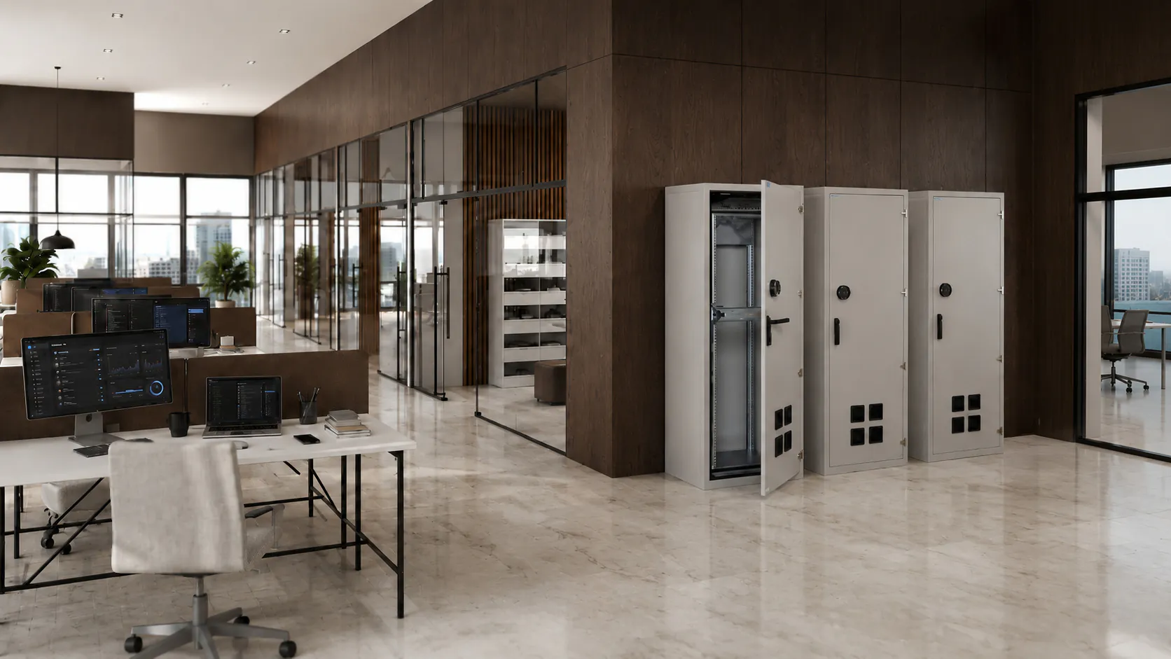 high security server cabinet secure it